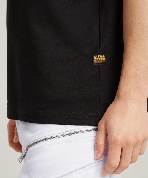 G-STAR（ジースター）の「WATER BURGER LOOSE T-SHIRT/ルーズグラフィックプリントロゴT（Tシャツ/カットソー・メンズ・ホワイト/ダークブラック・X-LARGE/SMALL/MEDIUM/LARGE/X-SMALL）」の12枚目の写真