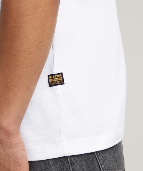 G-STAR（ジースター）の「WATER BURGER LOOSE T-SHIRT/ルーズグラフィックプリントロゴT（Tシャツ/カットソー・メンズ・ホワイト/ダークブラック・X-LARGE/SMALL/MEDIUM/LARGE/X-SMALL）」の6枚目の写真