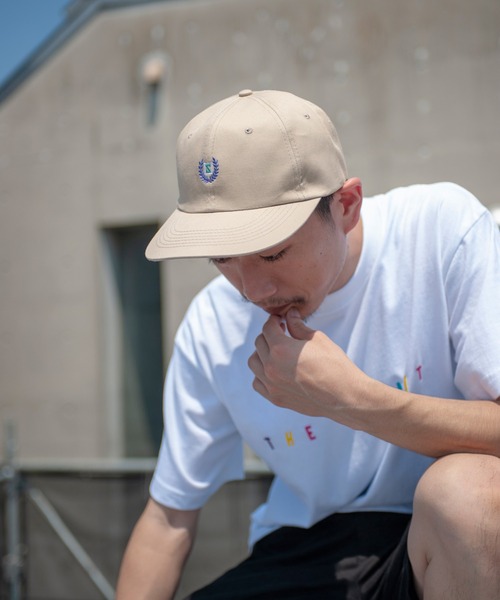 Starting Over(スターティングオーバー)の「【THE STRAIT (ストレイト)】LAUREL STRAPBACK CAP(キャップ・メンズ・ネイビー/ベージュ・FREE)」の1枚目の写真