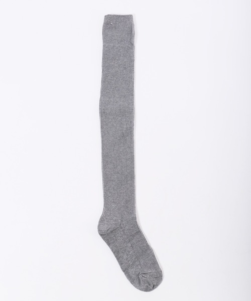 PHILLY(フィリー)の「【PHILLY】リブニーハイソックス(ソックス/靴下・レディース・グレー/ベージュ/ホワイト・FREE)」の5枚目の写真