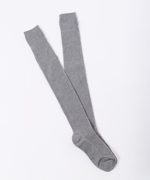 PHILLY(フィリー)の「【PHILLY】リブニーハイソックス(ソックス/靴下・レディース・グレー/ベージュ/ホワイト・FREE)」の7枚目の写真