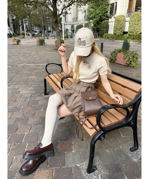 PHILLY(フィリー)の「【PHILLY】リブニーハイソックス(ソックス/靴下・レディース・グレー/ベージュ/ホワイト・FREE)」の10枚目の写真