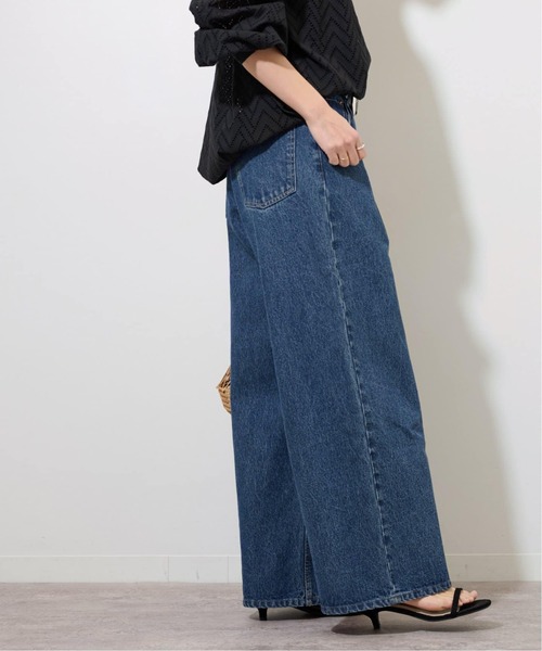 JOURNAL STANDARD relume（ジャーナルスタンダード　レリューム）の「《追加2》タックデニムワイドレッグ（デニムパンツ・レディース・ホワイト/ブルー系その他・38/36）」の16枚目の写真