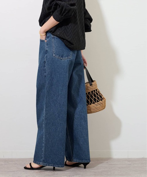 JOURNAL STANDARD relume（ジャーナルスタンダード　レリューム）の「《追加2》タックデニムワイドレッグ（デニムパンツ・レディース・ホワイト/ブルー系その他・38/36）」の17枚目の写真