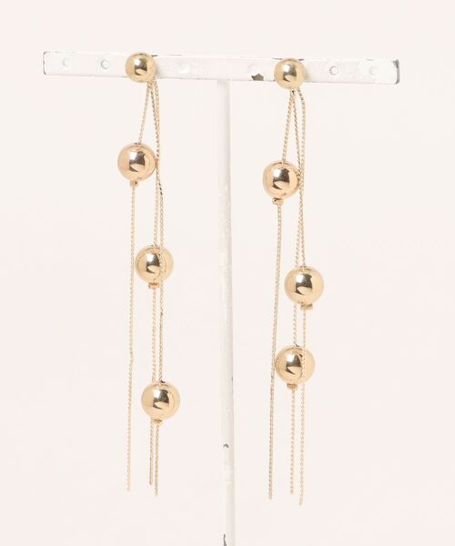 styiro(スタイロ)の「ニッケルフリー 2way パール・メタルパールピアス(ピアス(両耳用)・レディース・シルバー/ゴールド/ホワイト系その他・FREE)」の8枚目の写真