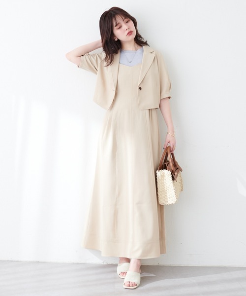 セール】【WEB限定】ショートジャケット×ジャンスカSET（ワンピース