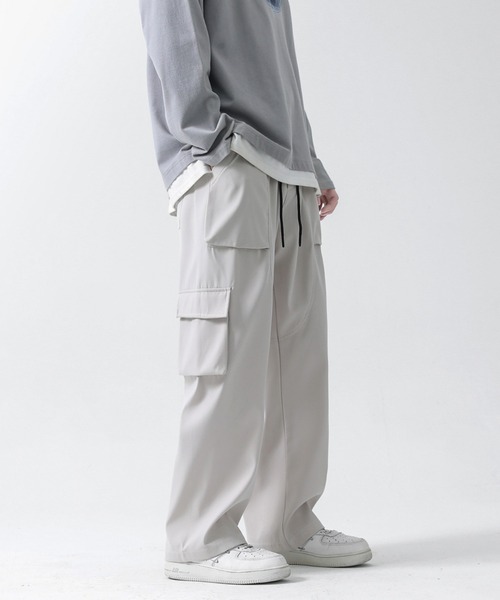 VIBGYOR(ヴィブジョー)の「カーゴパンツ(BL)(カーゴパンツ・レディース・ブラック/グレー・MEDIUM/LARGE)」の3枚目の写真