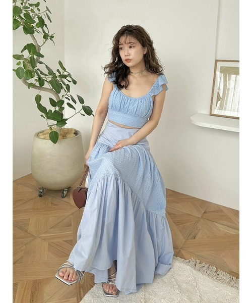 LILY BROWN Lingerieコットンレースフリルビスチェ LILY BROWN（リリーブラウン）の「【LILY BROWN Lingerie