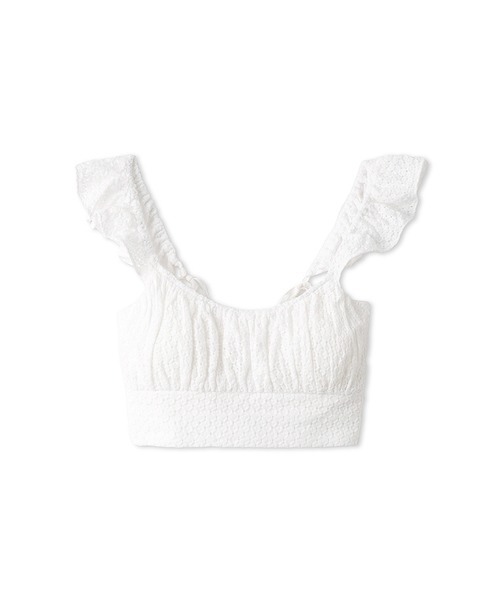 LILY BROWN Lingerieコットンレースフリルビスチェ LILY BROWN（リリーブラウン）の「【LILY BROWN Lingerie