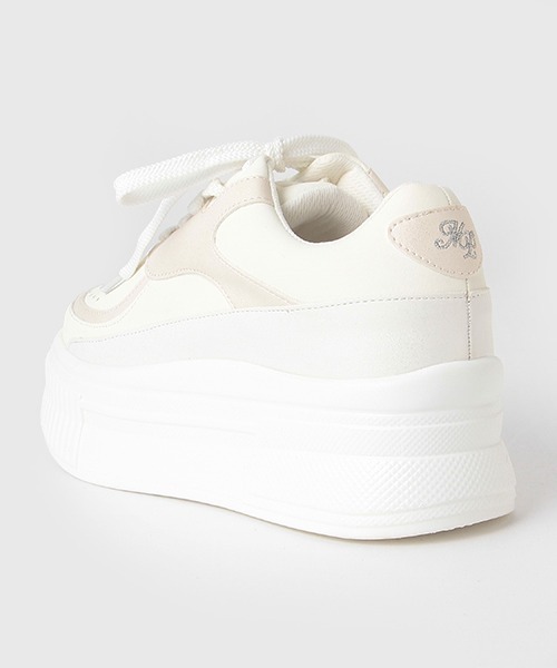 mezzo piano Junior（メゾピアノジュニア）の「厚底ラメ配色