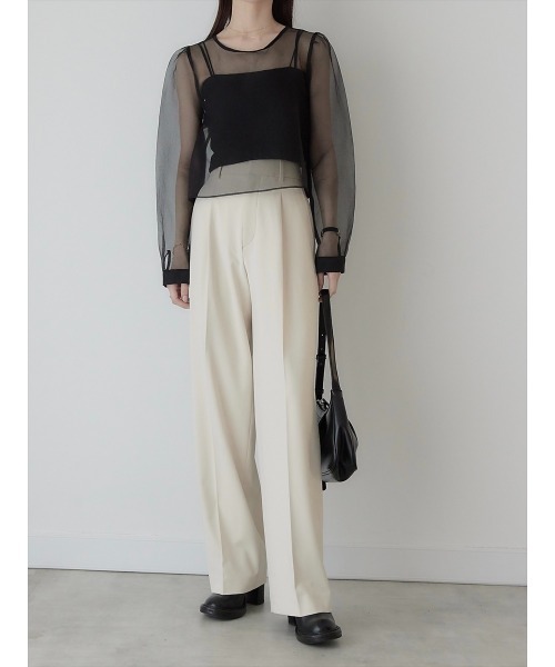 amel（エイメル）の「パフスリーブシアーブラウス/ブラック（シャツ/ブラウス・レディース・ブラック・FREE）」の18枚目の写真