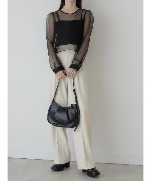 amel（エイメル）の「パフスリーブシアーブラウス/ブラック（シャツ/ブラウス・レディース・ブラック・FREE）」の19枚目の写真