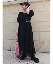 JUMELLE | Wrinkle piping OP(ワンピース)