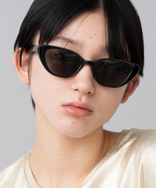 Casselini(キャセリーニ)の「Casselini(キャセリーニ)キャッツアイサングラス(サングラス・レディース・グレー/クリーム/ブラック・FREE)」の11枚目の写真