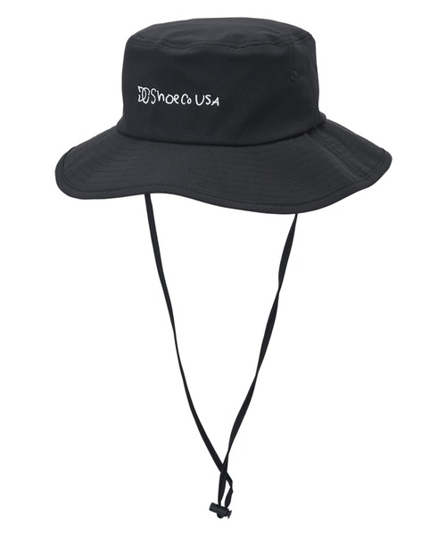 DC SHOES（ディーシーシューズ）の「24 KD SHADE HAT/DCキッズシェードハット（ハット・キッズ・ブラック×ブラック/ベージュ・FREE）」の4枚目の写真