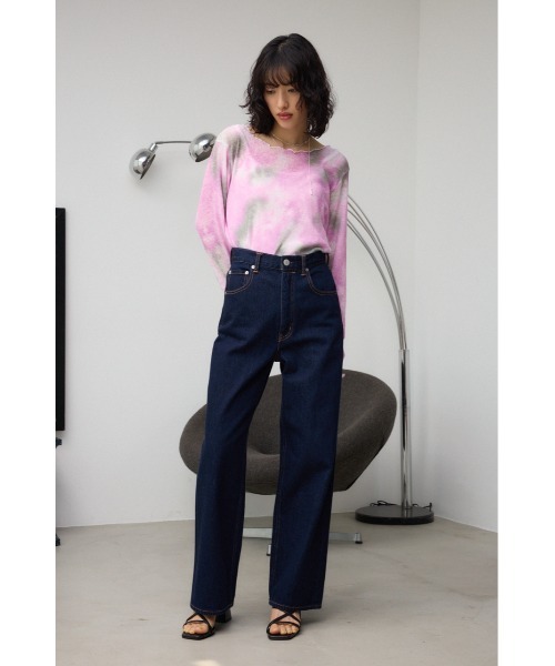 AZUL by moussy(アズールバイマウジー)の「タイダイリブカットソー(Tシャツ/カットソー・レディース・ベージュ系その他/ピンク系その他・FREE)」の16枚目の写真