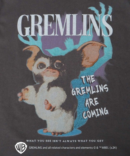 A.M.S.(エーエムエス)の「GREMRINS グレムリン 古着風 ギズモ プリント ノースリーブ Tシャツ(Tシャツ/カットソー・メンズ・スミクロ・M/L/XL)」の4枚目の写真