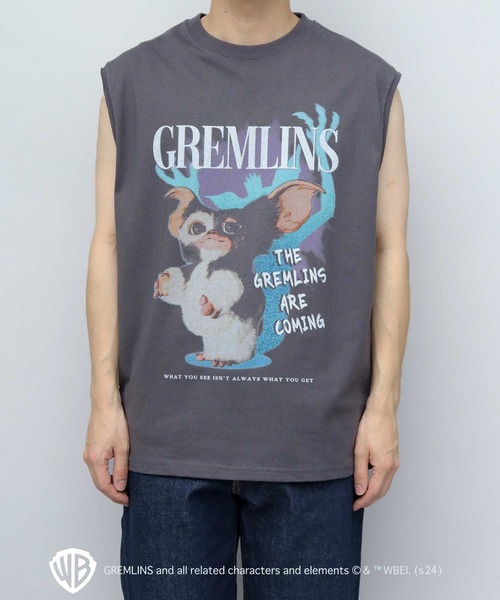 A.M.S.(エーエムエス)の「GREMRINS グレムリン 古着風 ギズモ プリント ノースリーブ Tシャツ(Tシャツ/カットソー・メンズ・スミクロ・M/L/XL)」の12枚目の写真