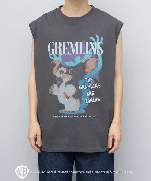 A.M.S.(エーエムエス)の「GREMRINS グレムリン 古着風 ギズモ プリント ノースリーブ Tシャツ(Tシャツ/カットソー・メンズ・スミクロ・M/L/XL)」の14枚目の写真