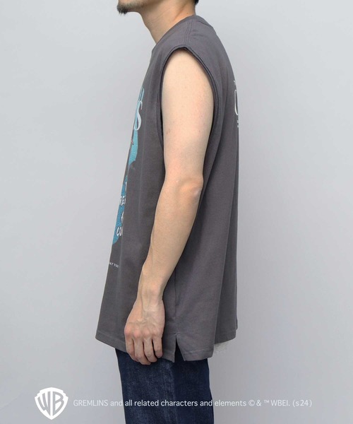 A.M.S.(エーエムエス)の「GREMRINS グレムリン 古着風 ギズモ プリント ノースリーブ Tシャツ(Tシャツ/カットソー・メンズ・スミクロ・M/L/XL)」の15枚目の写真