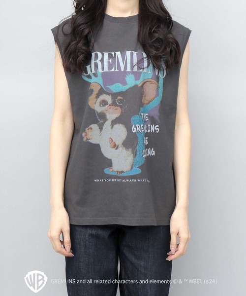 A.M.S.(エーエムエス)の「GREMRINS グレムリン 古着風 ギズモ プリント ノースリーブ Tシャツ(Tシャツ/カットソー・メンズ・スミクロ・M/L/XL)」の16枚目の写真