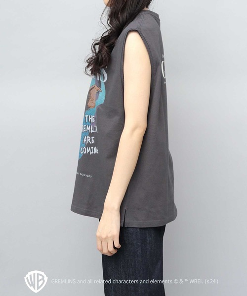 A.M.S.(エーエムエス)の「GREMRINS グレムリン 古着風 ギズモ プリント ノースリーブ Tシャツ(Tシャツ/カットソー・メンズ・スミクロ・M/L/XL)」の17枚目の写真