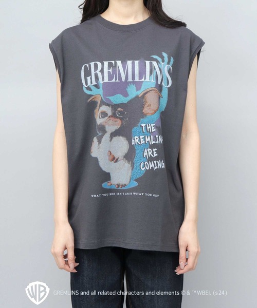 A.M.S.(エーエムエス)の「GREMRINS グレムリン 古着風 ギズモ プリント ノースリーブ Tシャツ(Tシャツ/カットソー・メンズ・スミクロ・M/L/XL)」の18枚目の写真