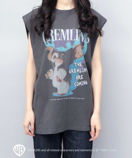 A.M.S.(エーエムエス)の「GREMRINS グレムリン 古着風 ギズモ プリント ノースリーブ Tシャツ(Tシャツ/カットソー・メンズ・スミクロ・M/L/XL)」の20枚目の写真