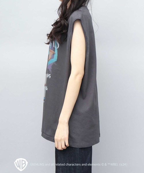 A.M.S.(エーエムエス)の「GREMRINS グレムリン 古着風 ギズモ プリント ノースリーブ Tシャツ(Tシャツ/カットソー・メンズ・スミクロ・M/L/XL)」の21枚目の写真