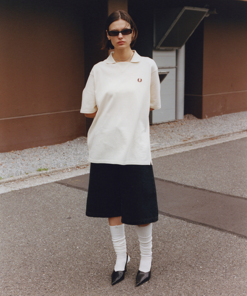 トップス FRED PERRY / FOOT BALL COLLAR SHIRT FRED PERRY ポロシャツ / フレッドペリー FOOT BALL COLLAR