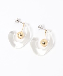 樹脂ジャケットピアス / 114382