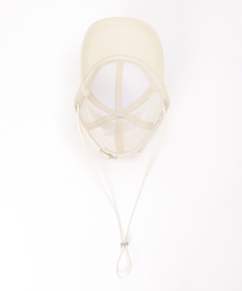 notch.（ノッチ）の「ストラップ付きナイロンキャップ（キャップ・レディース・ブラック/ブラウン/ベージュ・ONESIZE）」の5枚目の写真