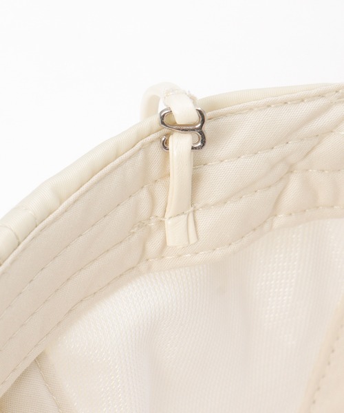 notch.（ノッチ）の「ストラップ付きナイロンキャップ（キャップ・レディース・ブラック/ブラウン/ベージュ・ONESIZE）」の7枚目の写真