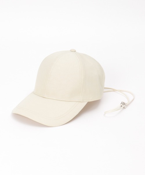 notch.（ノッチ）の「ストラップ付きナイロンキャップ（キャップ・レディース・ブラック/ブラウン/ベージュ・ONESIZE）」の16枚目の写真