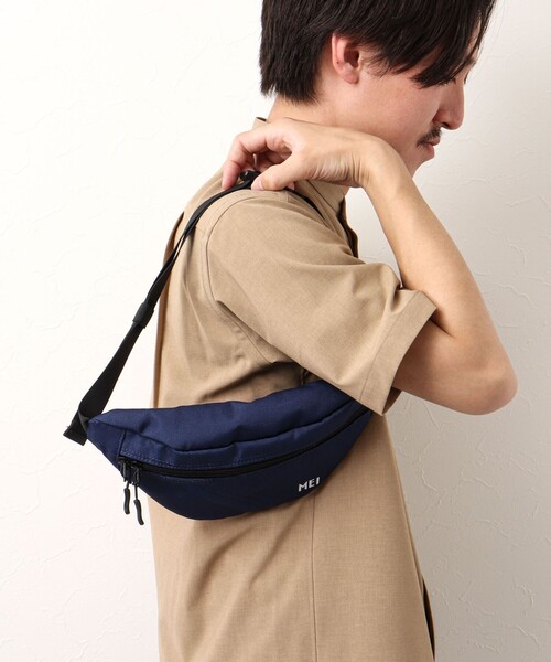 MEI（メイ）の「【MEI/メイ】BOTTOMLINE S 241001 ミニショルダーバッグ（ショルダーバッグ・メンズ・ブラック/ネイビー・FREE）」の7枚目の写真