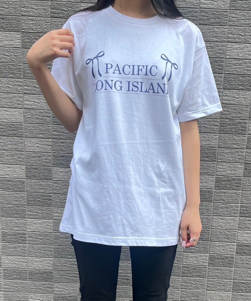 fiere(フィエール)の「リボンデザインTシャツ(Tシャツ/カットソー・レディース・ホワイト・M/L)」の3枚目の写真