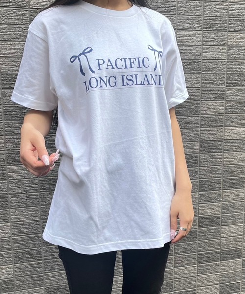 fiere(フィエール)の「リボンデザインTシャツ(Tシャツ/カットソー・レディース・ホワイト・M/L)」の4枚目の写真