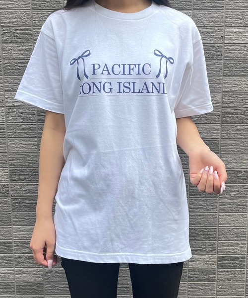 fiere(フィエール)の「リボンデザインTシャツ(Tシャツ/カットソー・レディース・ホワイト・M/L)」の6枚目の写真