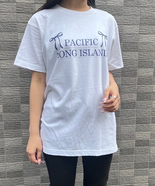 fiere(フィエール)の「リボンデザインTシャツ(Tシャツ/カットソー・レディース・ホワイト・M/L)」の7枚目の写真