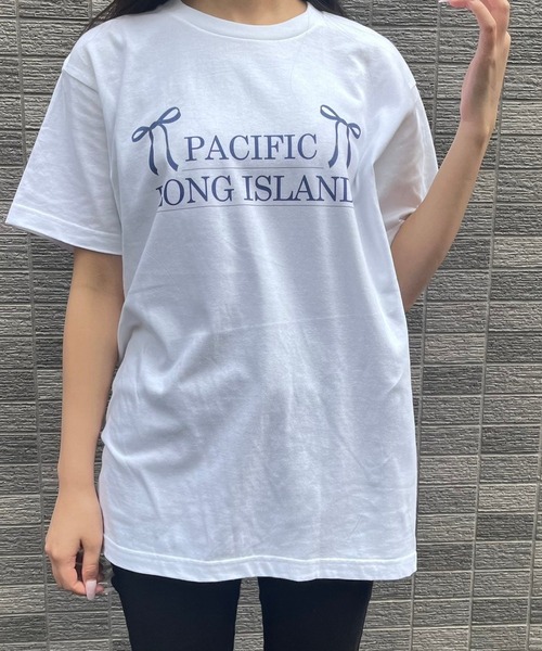 fiere(フィエール)の「リボンデザインTシャツ(Tシャツ/カットソー・レディース・ホワイト・M/L)」の9枚目の写真