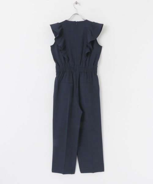 セール】フリルスリーブオールインワン（サロペット/オーバーオール