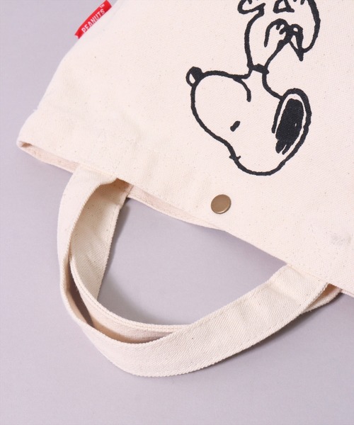 PEANUTS（ピーナッツ）の「(LF)【PEANUTS】プリント キャンバス ミニ トートバッグ（トートバッグ・レディース・アイボリー系1/アイボリー系5/アイボリー系4/アイボリー系3/アイボリー系2・ONE SIZE）」の21枚目の写真