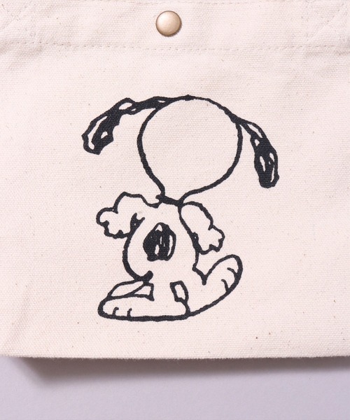 PEANUTS（ピーナッツ）の「(LF)【PEANUTS】プリント キャンバス ミニ トートバッグ（トートバッグ・レディース・アイボリー系1/アイボリー系5/アイボリー系4/アイボリー系3/アイボリー系2・ONE SIZE）」の15枚目の写真