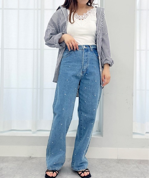 YU'NOW(ユナウ)の「カップ付レースインナー(タンクトップ・レディース・ブラック系その他/ブラック/ホワイト系その他/ホワイト・L/M/S)」の15枚目の写真