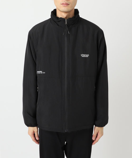 B.C STOCK(ベーセーストック)の「O.D.リバーシブルパークボアジャケット(ブルゾン・メンズ・ブラック/イエロー・LARGE/MEDIUM)」の4枚目の写真