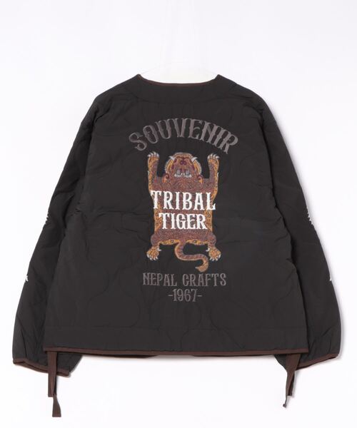 セール】スーベニア刺繍キルトJK（ノーカラージャケット）｜KRIFF