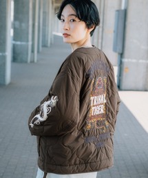 KRIFF MAYER | スーベニア刺繍キルトJK(ノーカラージャケット)