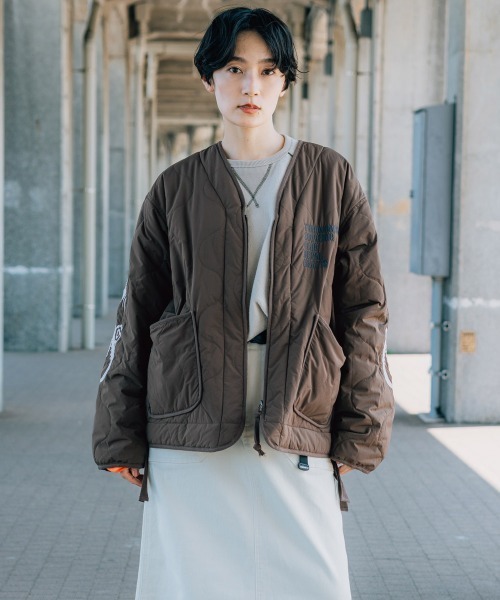 スーベニア刺繍キルトJK（ノーカラージャケット）｜KRIFF MAYER