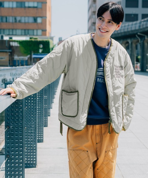 スーベニア刺繍キルトJK（ノーカラージャケット）｜KRIFF MAYER