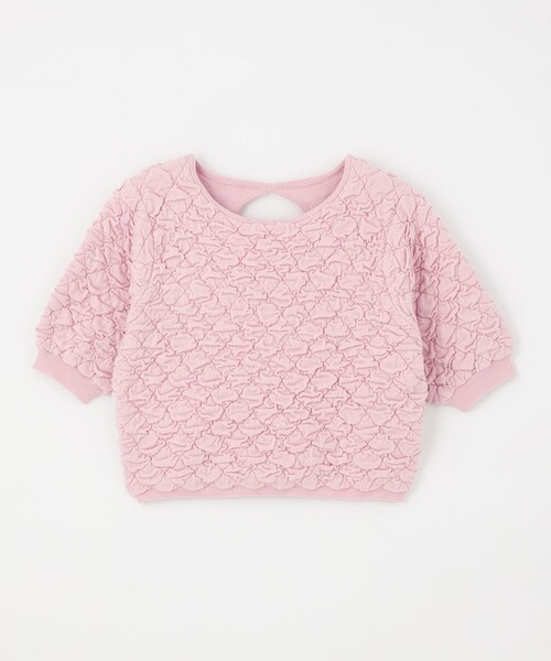 EMMEL REFINES(エメルリファインズ)の「<EMMEL REFINES>EM HW クルーネック ポコ ニット(ニット/セーター・レディース・グレー/オフホワイト/ピンク・FREE)」の20枚目の写真